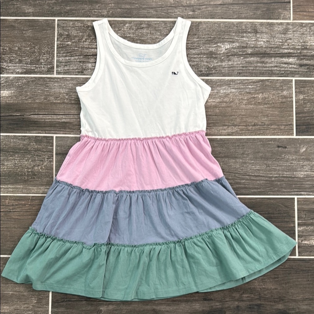 Vineyard Vines Pastel Tiered Sundress